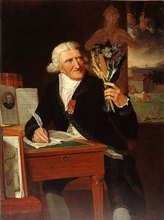 肖像安托万·帕门蒂埃（1737-1813），农学家和慈善家`Portrait Antoine Parmentier (1737~1813), agronome et philanthrope by François Dumont