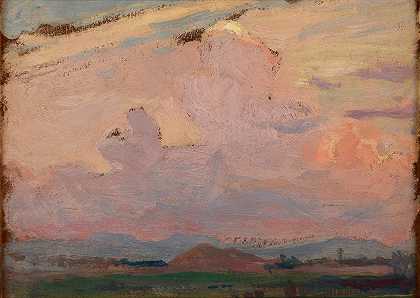 天空`The Sky (1902~1903) by Jan Stanislawski