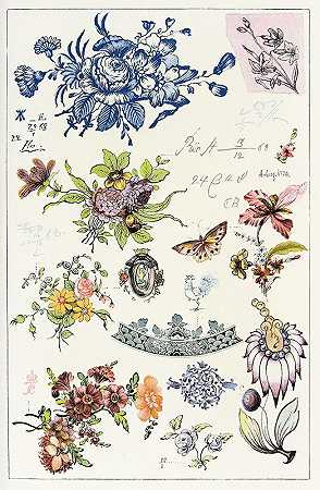 欧洲陶瓷词典PL.17`Dictionnaire De La Céramique Pl.17 (1893) by Edouard Garnier