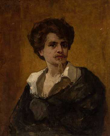 自画像`Self~portrait (1880) by Pantaleon Szyndler