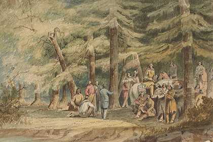 鼻孔`Nez Perces (1854) by John Mix Stanley