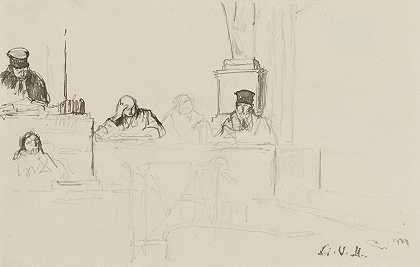 法院`La cour by Georges Hugo