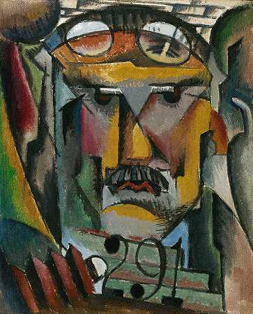 阿尔弗雷德·斯蒂格利茨`Alfred Stieglitz (1912–13) by Man Ray