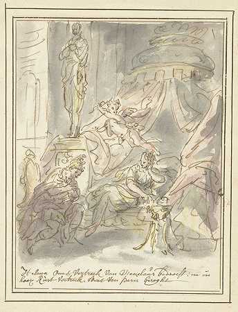 巴黎安慰海伦娜`Paris troost Helena (1677 ~ 1755) by Elias van Nijmegen