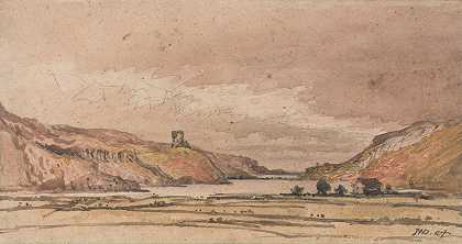 多尔巴达恩城堡`Dolbadarn Castle by James Ward