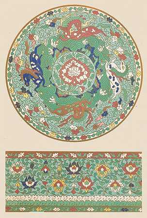 中国装饰实例，第23页`Examples of Chinese ornament, Pl.23 (1867) by Owen Jones