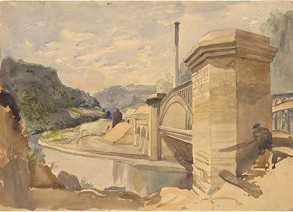 英国约克郡托德摩登`Todmorden, Yorkshire, England (1843) by Arthur Fitzwilliam Tait