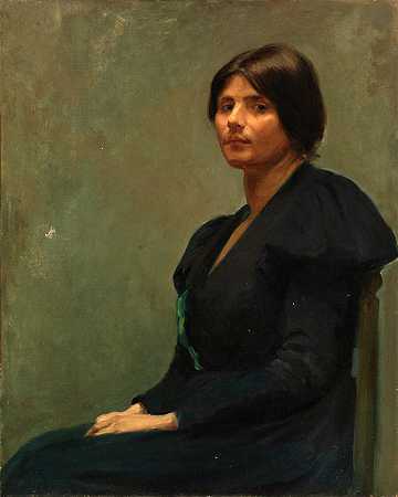 玛莎`Martha (ca 1890) by Alice Pike Barney