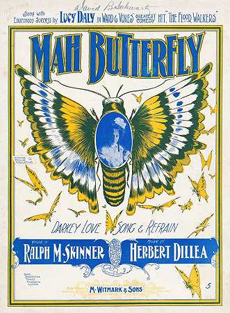 麻雀`Mah butterfly (1900)