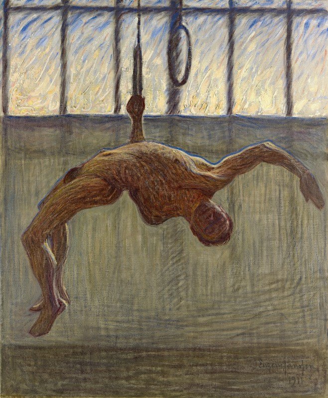 拳击运动员I`Ring gymnast I by Eugène Jansson
