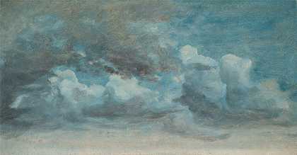 云研究`Cloud Study (1849 ~ 1855) by Lionel Constable