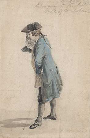 爱德华·梅森`Edward Mason (between 1755 and 1760) by Paul Sandby