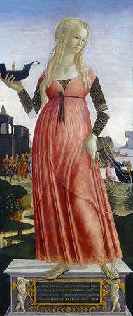 克劳迪娅·昆塔`Claudia Quinta (C. 1490~1495) by Neroccio De; Landi