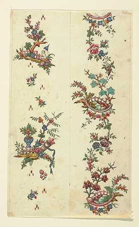 印花纺织品印花设计Pl XXXI`Floral design for printed textile Pl XXXI (1800–1818)