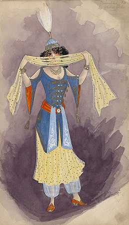 东方六人秀女郎`Oriental~6 Showgirls (1910) by Will R. Barnes