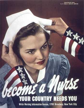 成为一名护士——你的国家需要你`Become a nurse – Your country needs you (1941~1945)