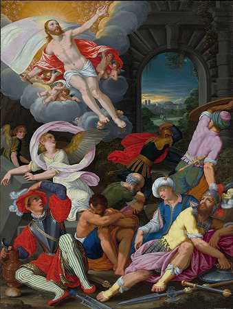 基督复活`The Resurrection of Christ (1622) by Johann König