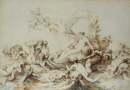 维纳斯的胜利`The Triumph of Venus by André Lebrun