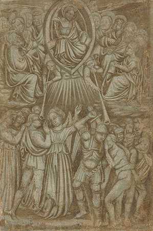 最后的判决提前了`The Last Judgment early (15th century) by Circle of Ottaviano Nelli