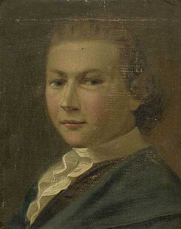 Gabriel van Rooyen的自画像`Zelfportret van Gabriël van Rooyen (1762 ~ 1817) by Gabriël van Rooyen