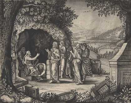 拉撒路复活`The Raising of Lazarus (18th century) by Matthias Deigle