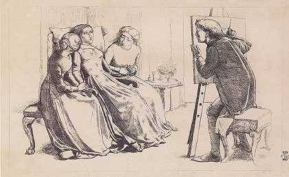 圣艾格尼斯代祷会`St Agnes of Intercession (1850) by Sir John Everett Millais
