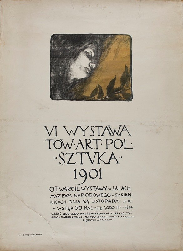 波兰艺术家协会展览第039条`VI Wystawa Towarzystwa Artystów Polskich Sztuka (1901) by Józef Czajkowski
