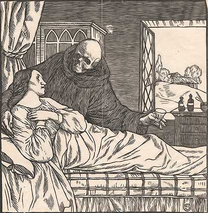 死亡与女人`Death and the Woman by William Strang