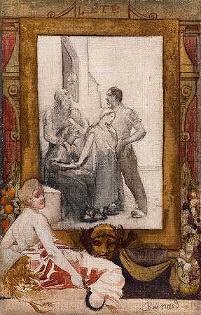 夏季`LEté (1880) by Albert Besnard