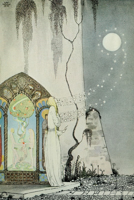 太阳以东月亮以西`East of the sun and west of the moon pl 09 (1922) by Kay Rasmus Nielsen