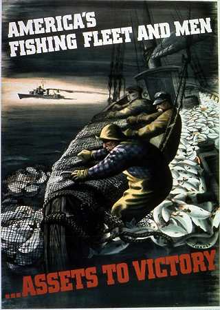 美国中国的捕鱼船队和渔民。。。胜利的象征`Americas fishing fleet and men…A assects to victory (1941~1945)