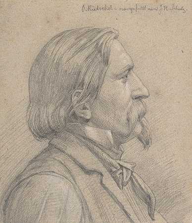 肖像还是O.Rietschel`Portrait of O. Rietschel (ca. 1854) by J. H. Schulz