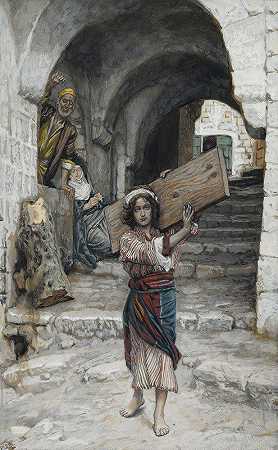 耶稣的青春`The Youth of Jesus (1886~1894) by James Tissot