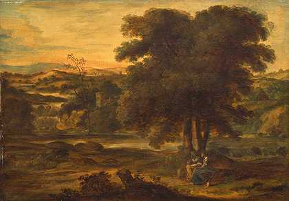 古典景观`Classical Landscape by Alexander Runciman