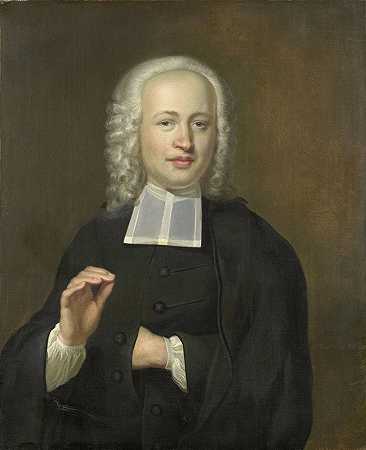 贾斯特斯·特詹克（1730-1732），泽乌斯·热诺特夏普（Zeeland Society）的创始人之一，弗拉辛根部长`Justus Tjeenk (1730~82), one of the Founders of the Zeeuws Genootschap (Zeeland Society), Minister in Vlissingen (1756) by Herman Frederik van Hengel