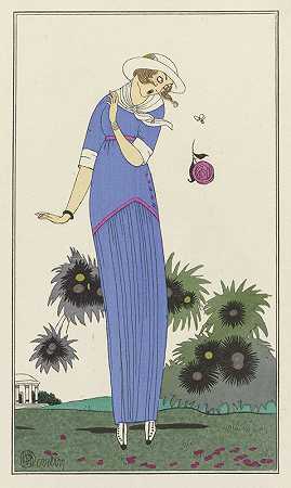 小花园连衣裙`Petite robe de jardin (1913) by Charles Martin
