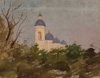 东正教研究`Study of an Orthodox church by Jan Ciągliński