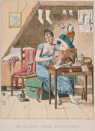 一个堕落女孩的传记。3号`En falden piges biografi. Nr. 3 (1811) by Gerhard Ludvig Lahde