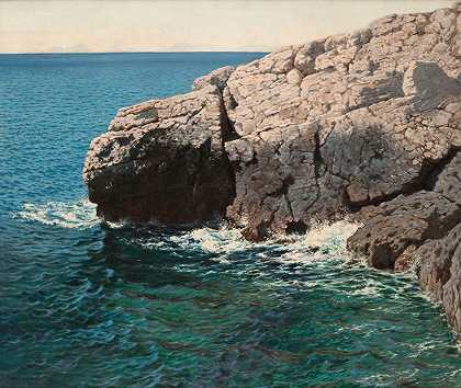 岩石`Rochers (Ca 1898) by Henry Brokman