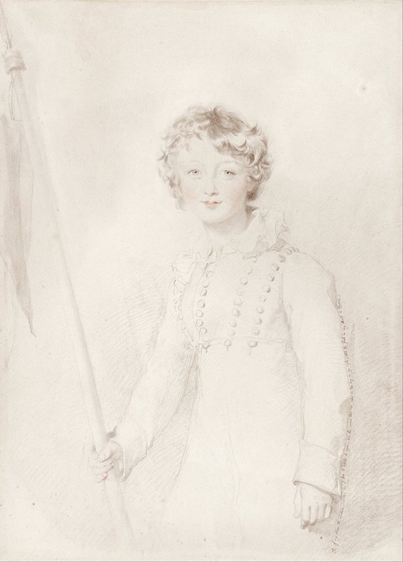 米尔韦尔德伯爵夫人的儿子`The son of Countess Meerveldt (1819) by Sir Thomas Lawrence