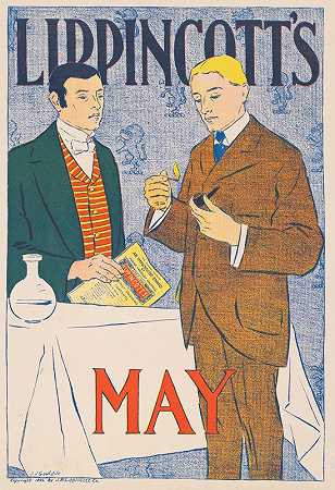 利平科特s May`Lippincotts May (ca. 1896) by Joseph Gould
