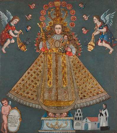 瓜达卢佩圣母`Our Lady of Guadalupe (CIRCA 1813) by Cuzco School