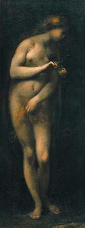 夏娃的诱惑`Temptation of Eve (17th century) by Cecco Bravo