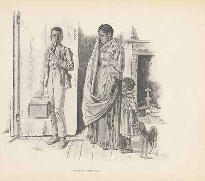 打破家庭纽带`Breaking home ties (1899) by J. Campbel Phillips