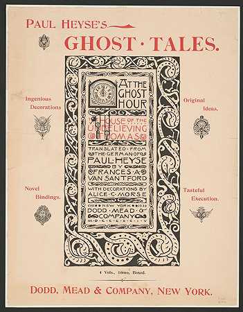 保罗·海斯鬼故事`Paul Heyses ghost tales (1894) by Alice Cordelia Morse