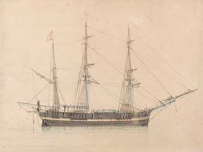 捕鲸者真爱船体`The Whaler Truelove of Hull by William Ward