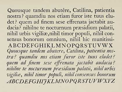 罗马和斜体字`Roman and Italic type (1902) by Frank Chouteau Brown