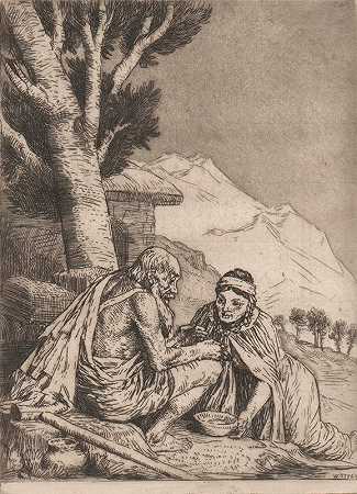 普伦·巴加特的奇迹`The Miracle of Purun Bhagat (1900) by William Strang