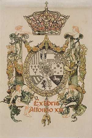 阿尔法十三`Alfons XIII (1904) by Alexandre de Riquer