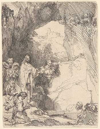 拉撒路复活`The Raising of Lazarus (1642) by Rembrandt van Rijn
